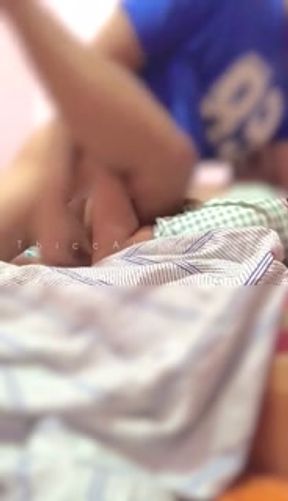 Told StepBro To Use A Condom While Fucking Until I Took It Off Myself And Puts It In My Mouth.