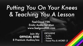 Your Immense Firm-On Coach Puts You On Your Knees & Teaches You A Lesson [Facefuck] [Erotic Audio for Men]