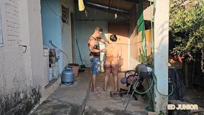marido de aluguel vira amante de alugel e mete a piroca sem camisinha na patroa(primeiro anal de zayra pink)