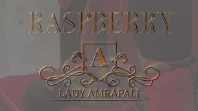 RASBERRY Total lenghts 1:29 minutes  Food Spitting Spit in the Mouth Bdsm Slave Latex Lady Amrapali  Herrin Mistress Domina