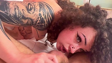 BG SCENE WITH TATTOED PETITE BAPHI BABI