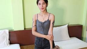 ”Asian babe Far gets her bushy twat filled with semen”