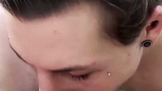 MEGACOCK EXCHANGE Skinny Nico Michaelson Gets PUMMELED by Massive Boyfriend!
