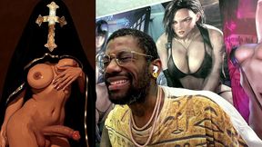 devoted transgender church follower leaking holy pre-cum, ai generated