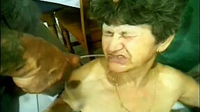 Hungarian Granny - Vintage Pissing Fetish With Old Mature Slut