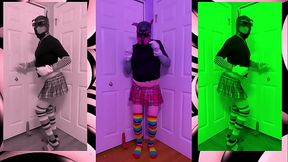 Silly sissy does kinky horny stuff