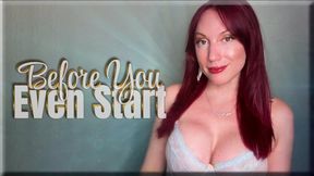 Before You Even Start - premature ejaculation | mind fuck | femdom