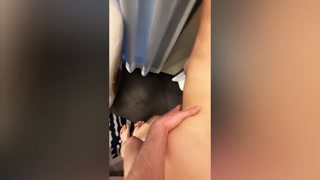 (DIA ITA) Amateur doggy style from the top of a skyscraper with a top view