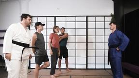 ”First Martial Arts Class Gets Steamy with Sexy Sensei Finn”