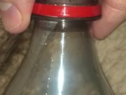 Pissing in a bottle (Viewer request )