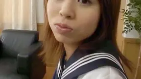 Rua Mochizuki Uniform Blowjob - Intense Sucking Action Scene 2