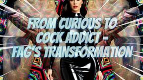 From Curious to Cock Addict - Gay's Transformation!