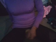 Edging while watching porn