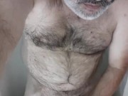 Jerking in a hot bath. Close-up cumshot. Repost from 2020.