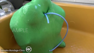 Big Green Balloon Lotion Play