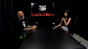 She got tense during the gang bang &mdash;  she likes to have sex all the time &mdash;  sometimes she can't cum &mdash;  and whoever sucks sits or passes by    - Juh Jackson (WATCH ON: SHEER/RED)