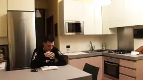 Stepmom takes care of her stepson in the filthiest way possible.