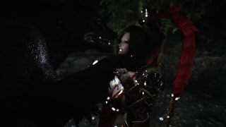 skyrim werewolf and armor porn