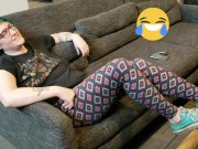 Seattle Ganja Goddess does public masturbation and a workout at the gym