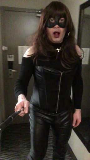 Leather Pants Tranny