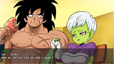 Dragon Ball Super Lost Episode [Hentai game parody PornPlay ] Ep.1 Cheelai teach Broly how to masturbate with a hot handjob