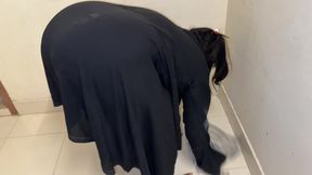 Arab Big Ass Hotel Maid Clean My Room