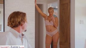 Sexiest cougar Ryan Keely bangs her stepson while husband is on a business trip