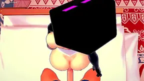 Teen Temptress Lures Her Enderman Crush into Hot Minecraft Lust Spell