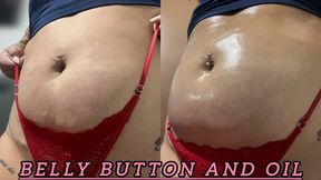 BELLY BUTTON AND OIL