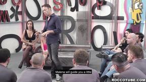 ”Amateur guys trained in Rocco Siffredi's hard academy!”