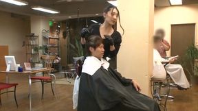 At the Salon Where Her Eyes Meet Mine a Little Too Often