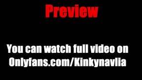 Mistress in latex catsuit pegs submissive femboy