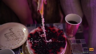 Cock and pussy present for her Birthday