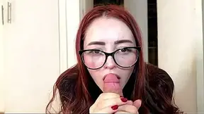 Cheating Red-Haired Tender Latina Babe Big Tits Fantasy POV BJ