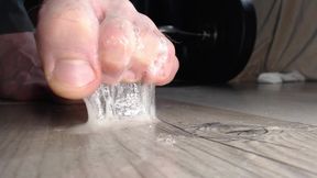 Daddy Feeds Drool and Snot with Legs