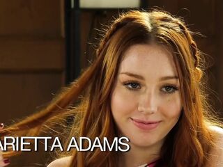 Devils Film - Cute Teen Redhead Arietta Adams Gets Her Mouth and Vagina Pounded Until Hawt Cum