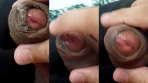 a closer look to my leaking precum. february 8, 2026.
