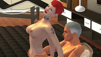 Animation type SIMS 4 avec le visage et la voix Natacha Polony
