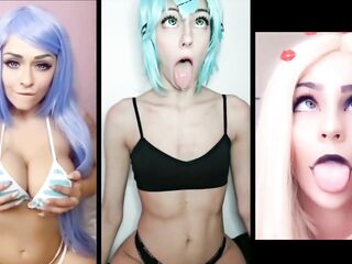 ULTIME AEHGO ANGELS FACE OF TIK TOK !!! ( Teen cosplay hentai & aehgo face compilation ) #PORNRAP