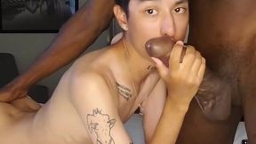 Big Black Cock destroys Twink's anal - Gay porn