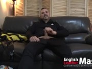 EnglishLeatherMaster jerks in tracksuit and rubber with JOI PREVIEW