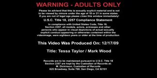 Blonde Tessa Taylor fucking in the couch with her piercings