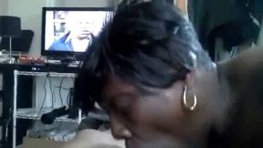 Mature Ebony Blow Hoe
