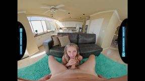 Seductive teen rides and explodes on your cock in VR