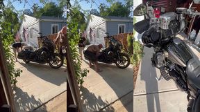 update #103 (september 13, 2022) me and jim love washing my harley in the hot ass sun!
