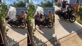 update #103 (september 13, 2022) me and jim love washing my harley in the hot ass sun!