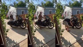 update #103 (september 13, 2022) me and jim love washing my harley in the hot ass sun!
