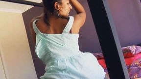 Sensual Indian babe strips and toys herself seductively