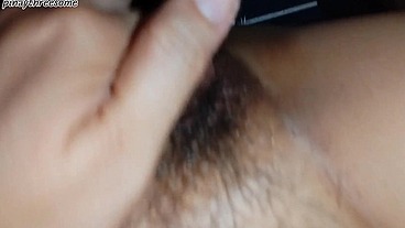 Filipina Single mom Hairy pussy gets hump