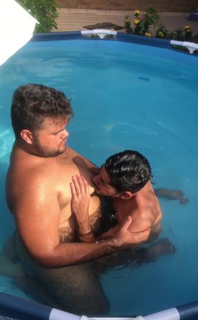 Stepcousin Sucks Nipples and Fat Gay Sucks Cock